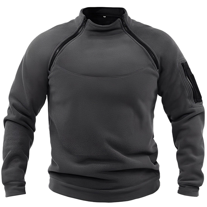 Wilbur - Herren-Fleecepullover für Sport mit Zipper