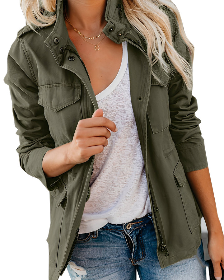 Rachyl - Komfortable Damen-Jeansjacke mit Zipper
