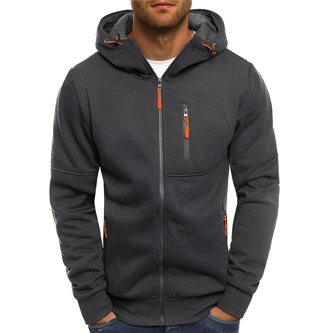 Allen - Moderne Kapuzen-Fleecejacke für Herren