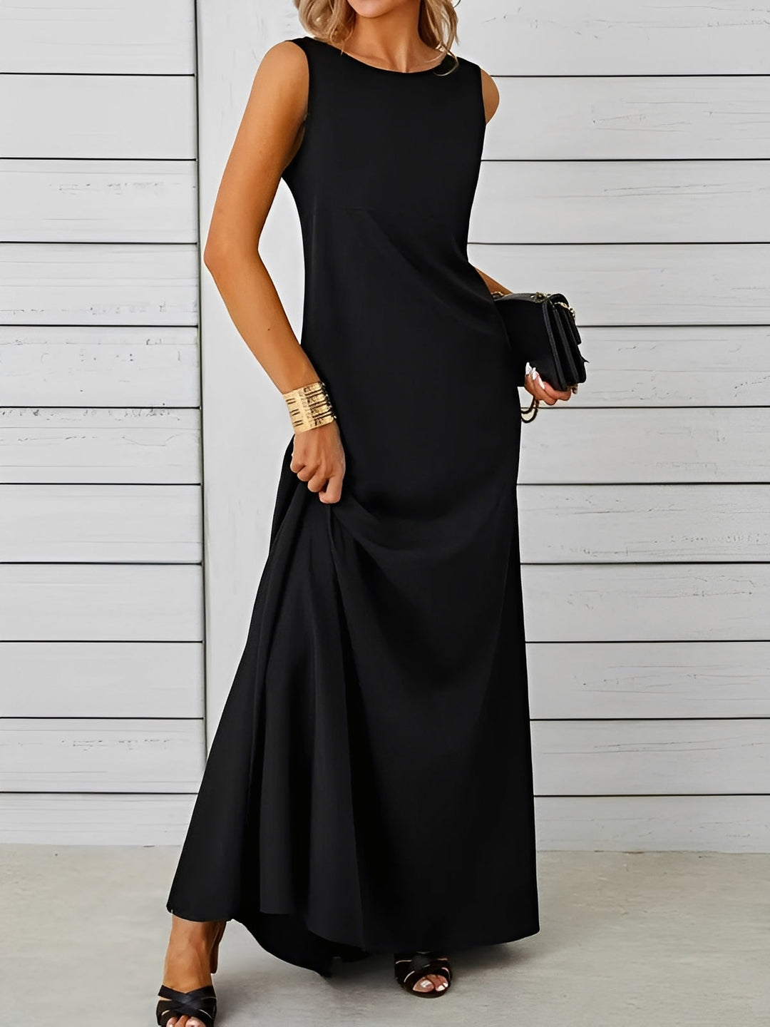 Saranna - Elegantes langes Damenkleid