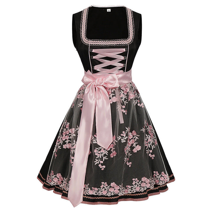Elenora - Ärmelloses Dirndlkleid mit Schlitz für Frauen fürs Oktoberfest