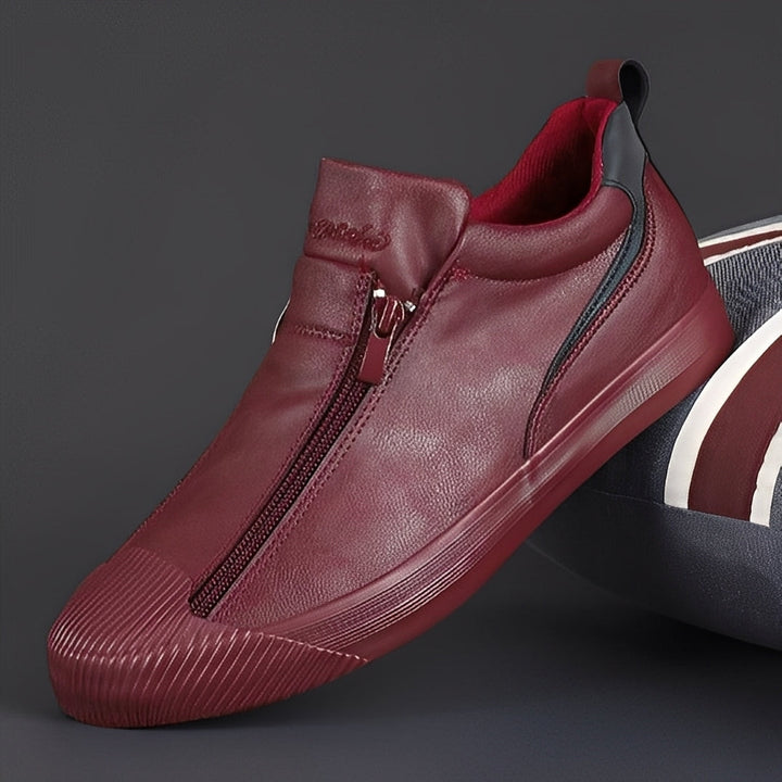 Jerred - Moderne Lederschuhe für Herren mit Reißverschluss