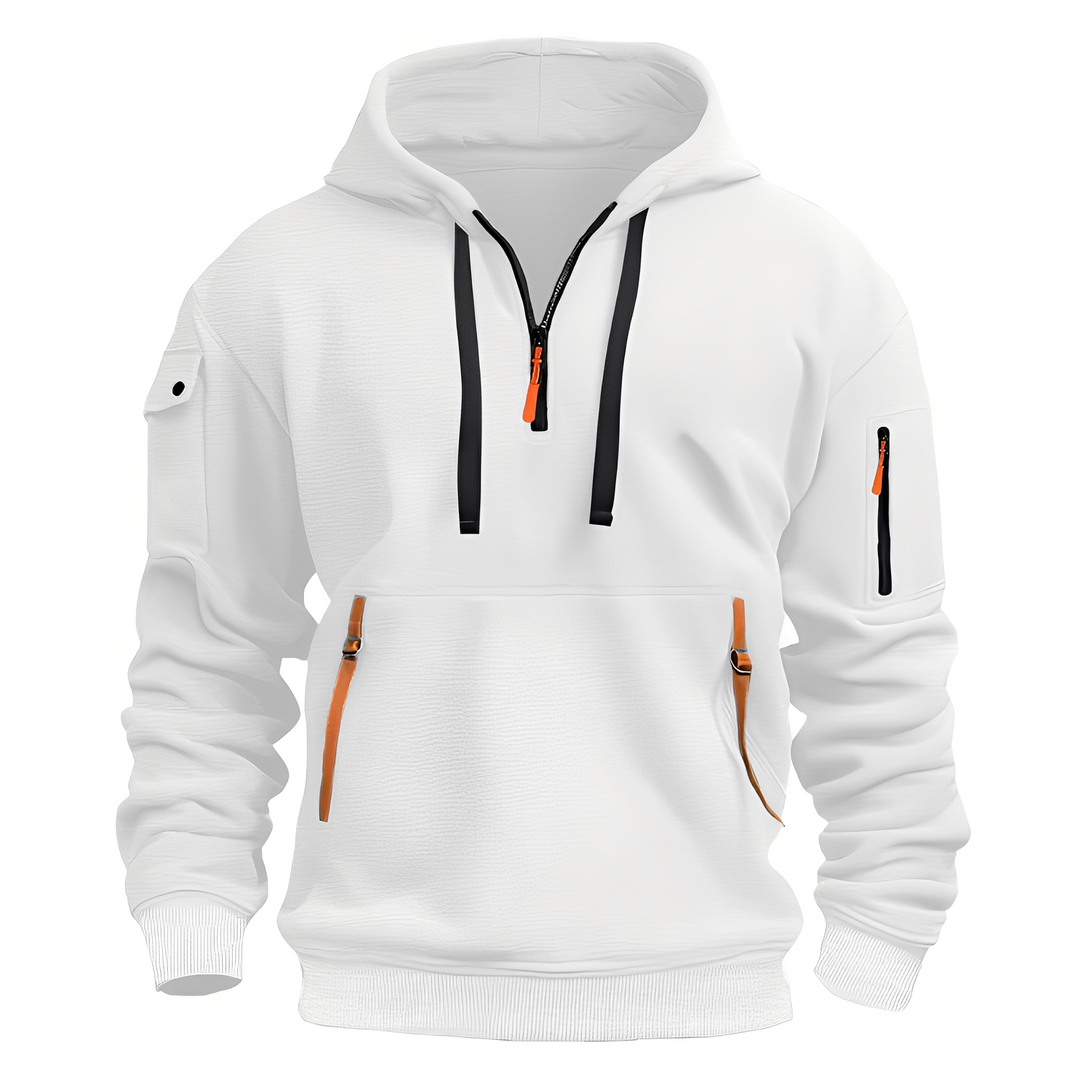 Burton - Herren-Hoodie mit halbem Reißverschluss