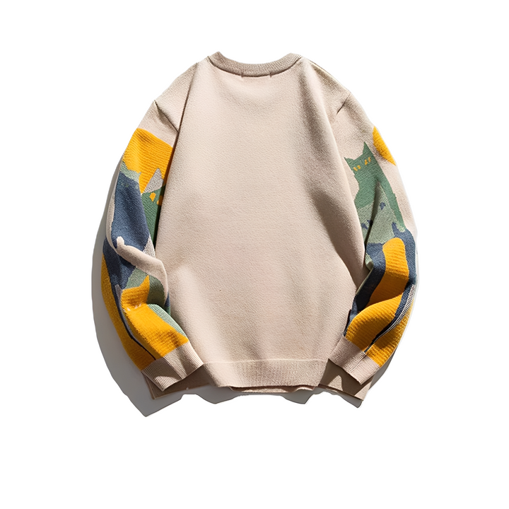 Jerome - Gemütlicher Herrenpullover mit Druck