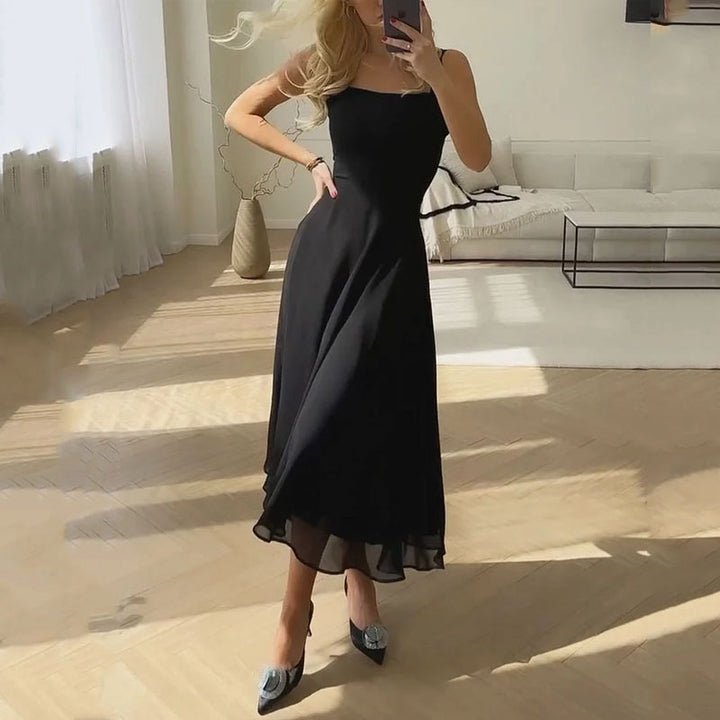 Catalina - Klassisches Ärmelloses Frauenkleid