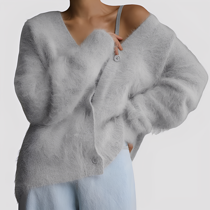 Lavena - Bequemer, lockerer Damen-Kaschmirpullover