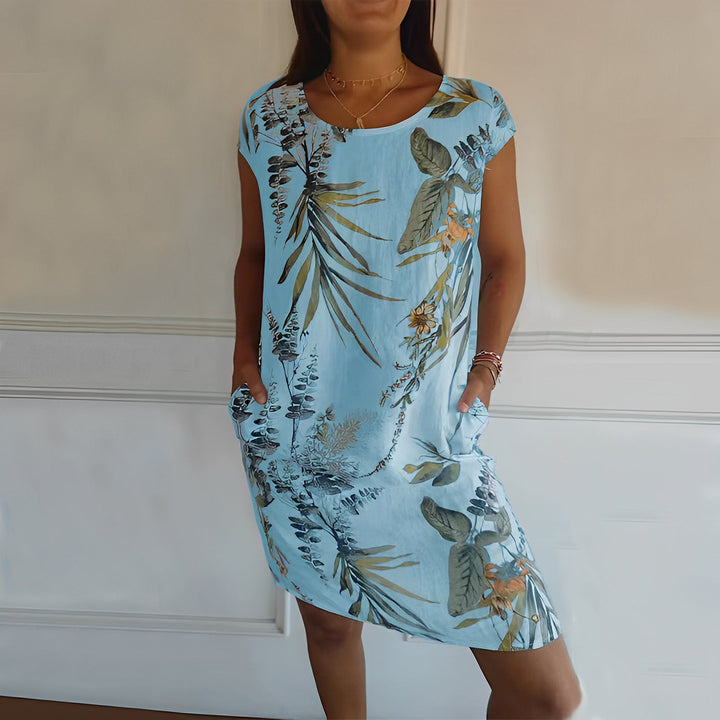 Jocelyn - Bequemes, lockeres Damenkleid mit Muster