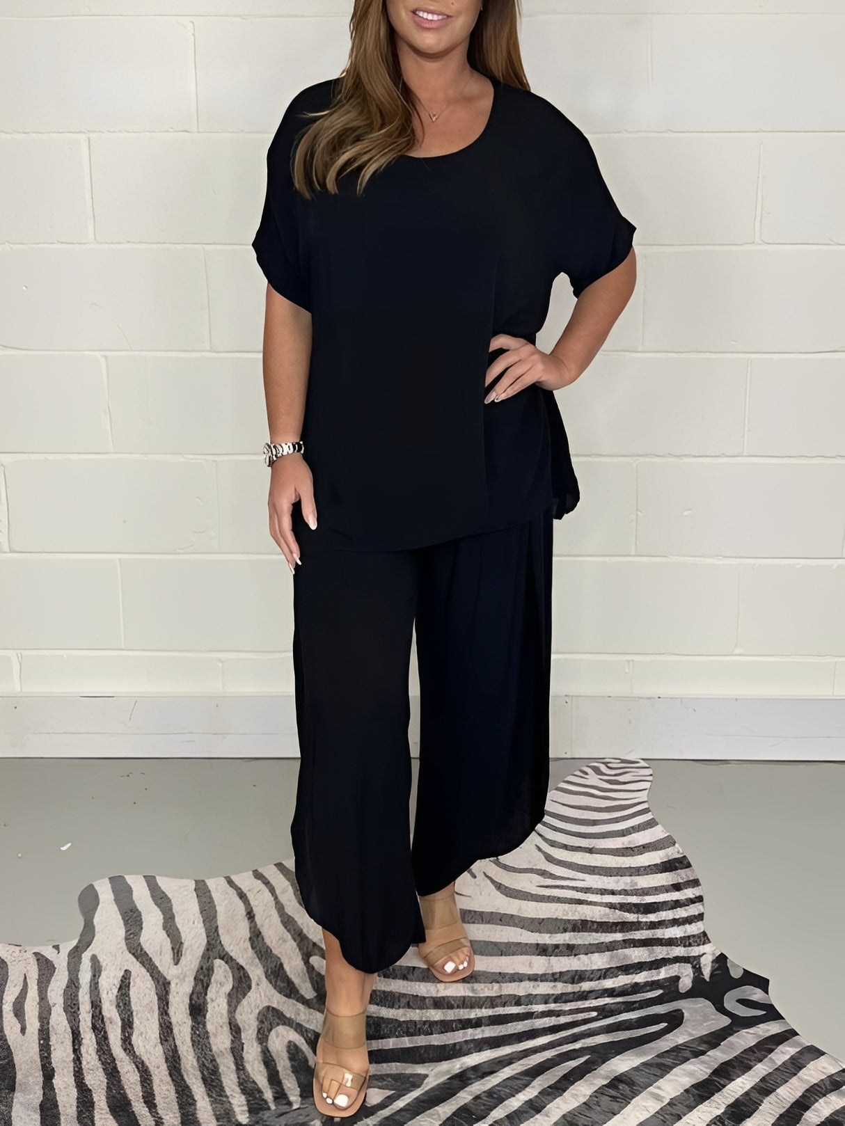 Mollie - Locker und bequem geschnittenes Damen-Zweiteiler-Set