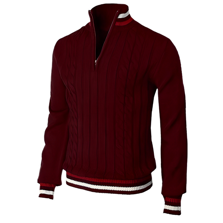Derick - Moderner Herrenpulli mit Zipper