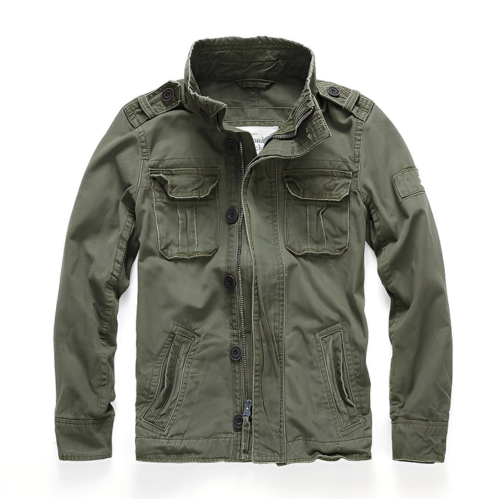 Trenton - Klassische Herrenjeansjacke mit Taschen