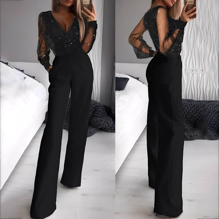 Morgana - Damen Jumpsuit mit weitem Bein und schickem Stil