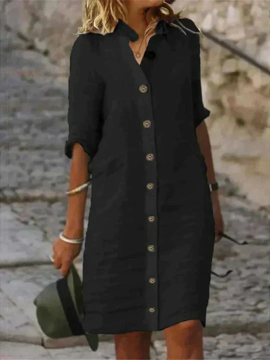 Sanya – Sommerkleid aus leichtem Leinen