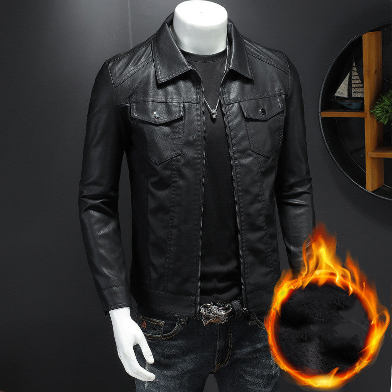 Nelson - Modische Biker-Lederjacke für Männer