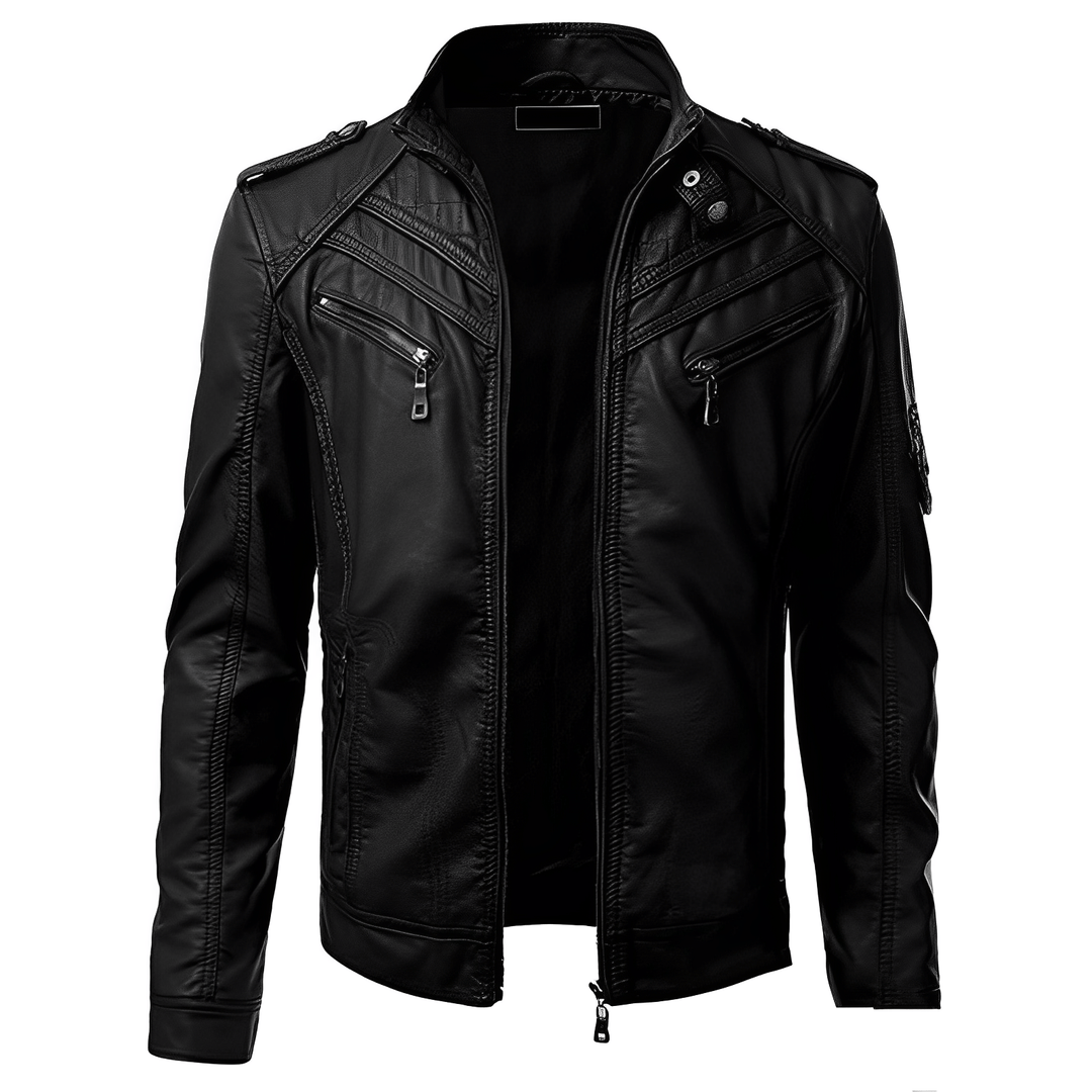 Lucas - Edle Lederjacke im modernen Stil