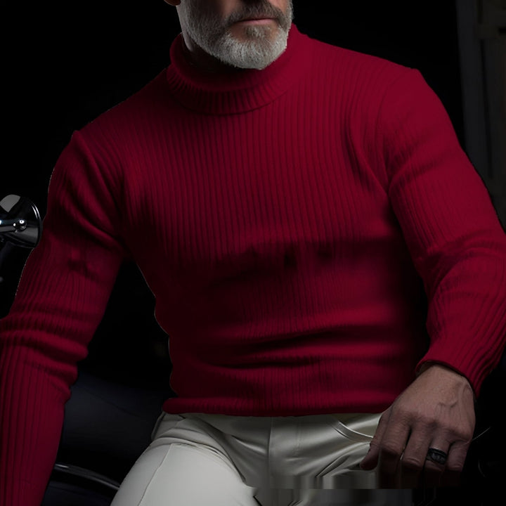 Randolf - Eleganter, einfacher Rollkragenpullover für Männer