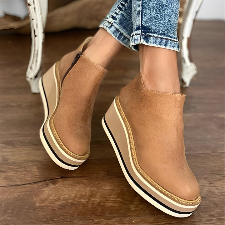 Leilah - Frauenschuhe mit seitlichem Reißverschluss