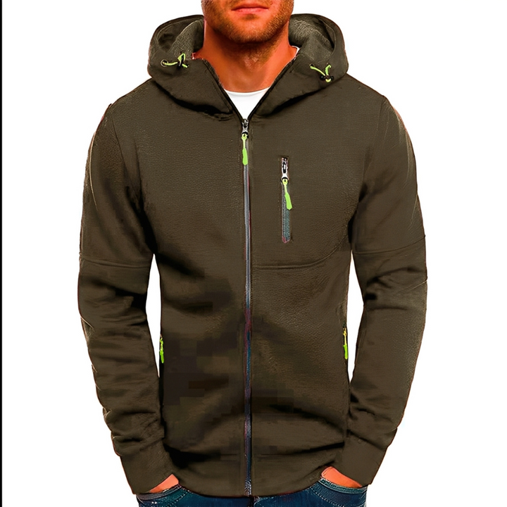 Miller - Bequeme Herren-Kapuzenjacke mit Reißverschluss