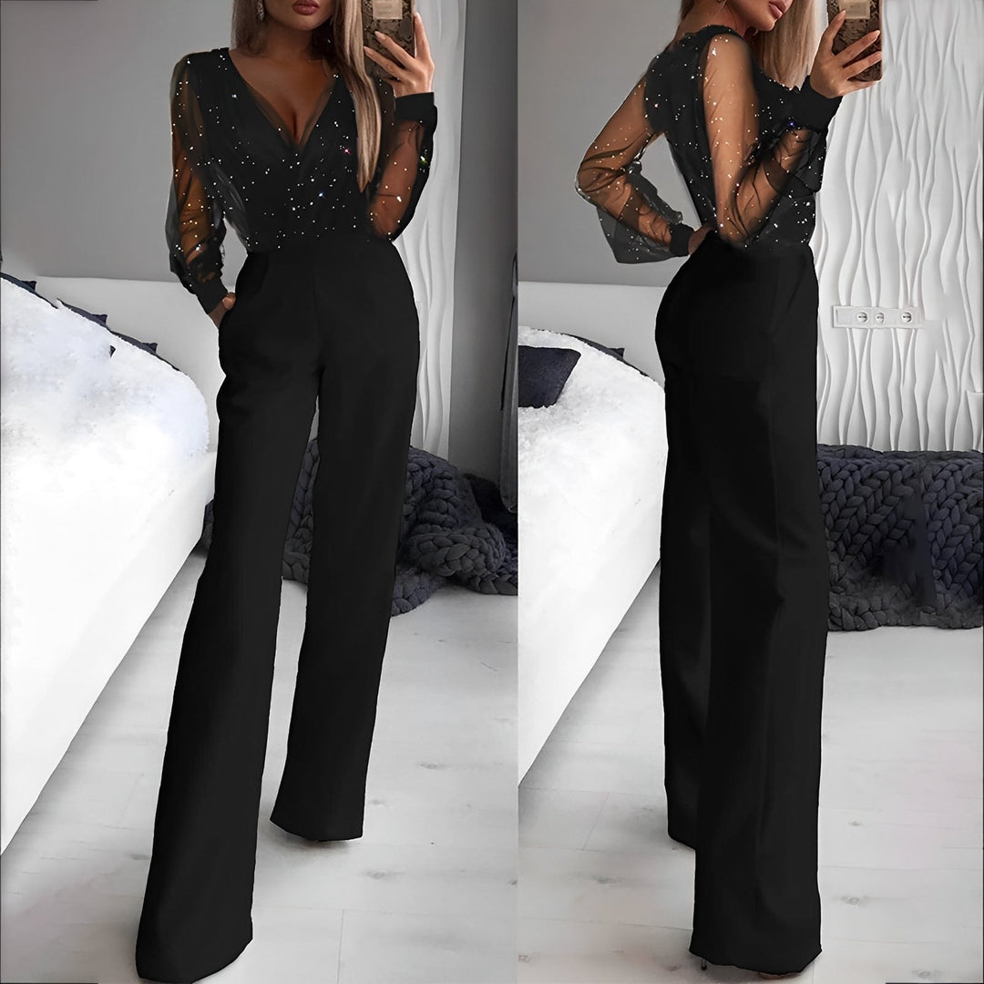 Catherina - Eleganter Damen-Einteiler mit V-Ausschnitt