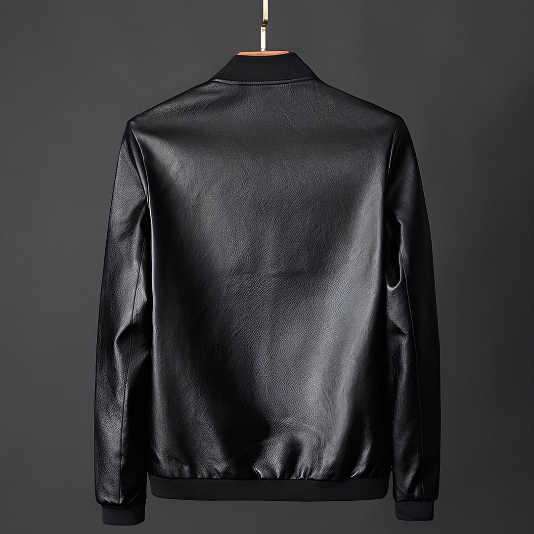Jeremy - Modische Herren-Biker-Lederjacke
