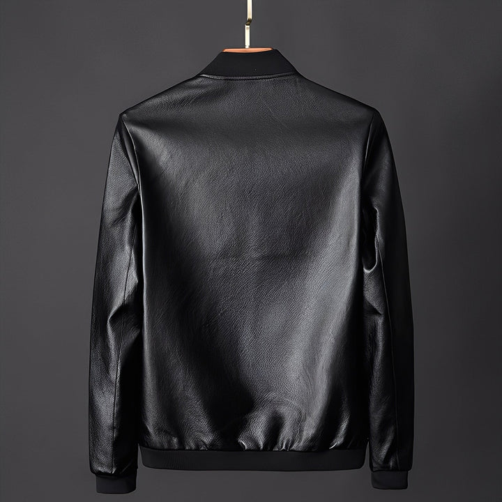 Jeremy - Modische Herren-Biker-Lederjacke