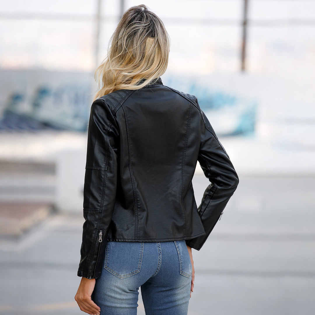 Martha - Elegante, taillierte Damenlederjacke