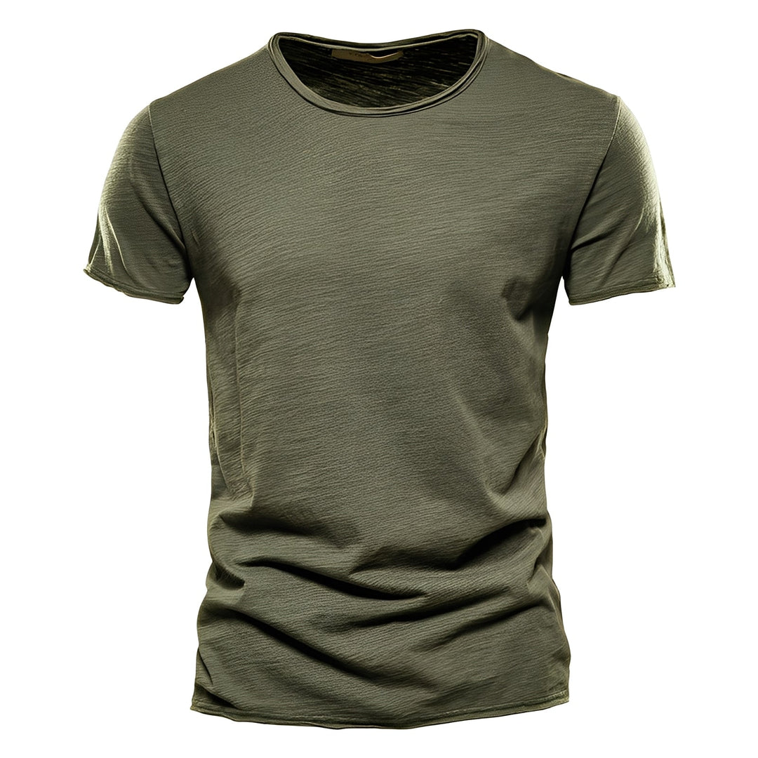 Roderick - Bequemes Herren-T-Shirt aus Baumwolle mit kurzen Ärmeln