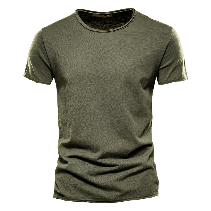 Roderick - Bequemes Herren-T-Shirt aus Baumwolle mit kurzen Ärmeln