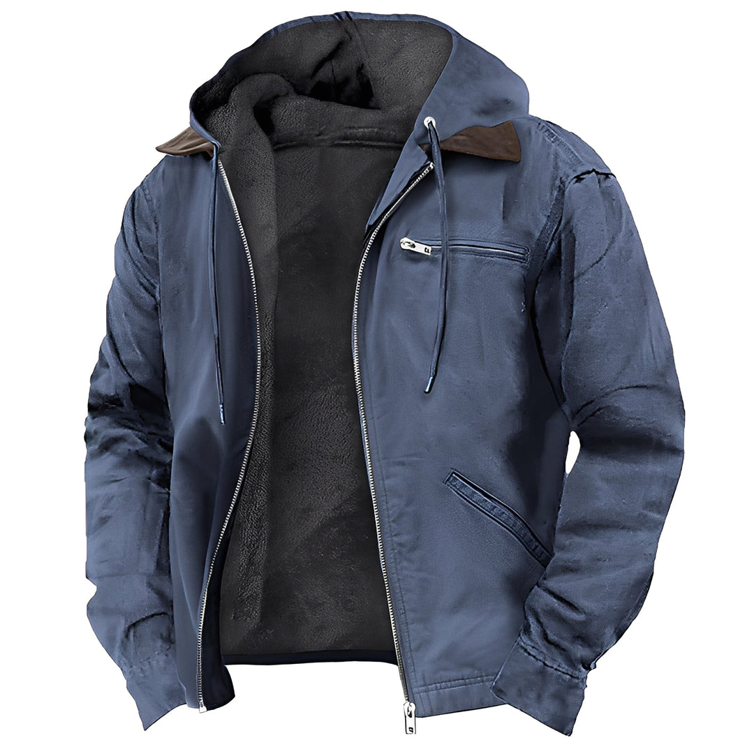 Adrian - Warme Outdoor-Herrenjacke mit Kapuze