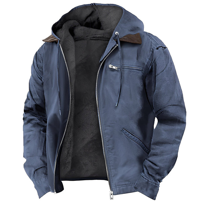 Adrian - Warme Outdoor-Herrenjacke mit Kapuze