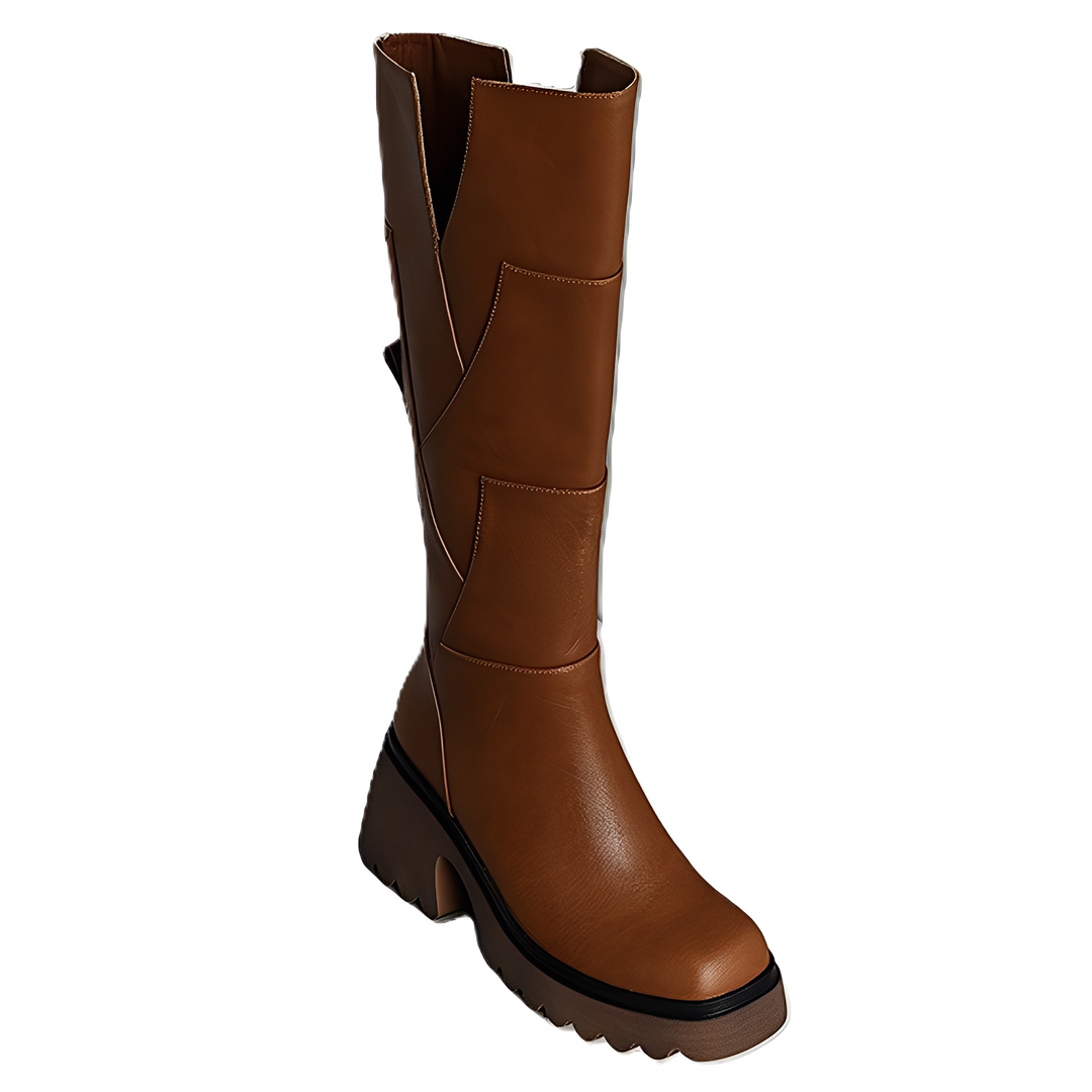 Madelaine - Bequeme und langlebige Lederstiefel mit Reißverschluss für Damen