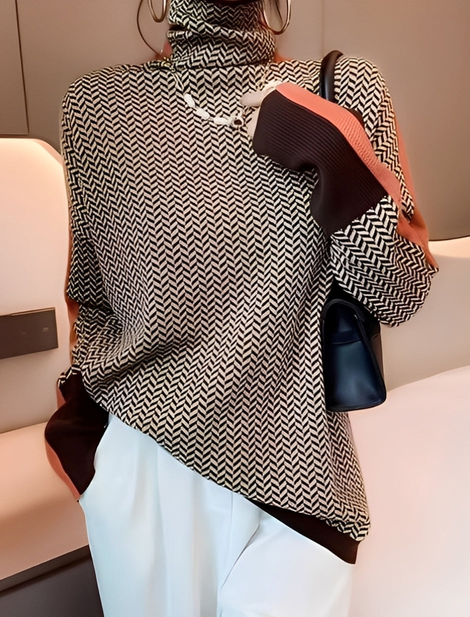 Bryony - Stilvoller Damen-Strickpullover mit Rollkragen