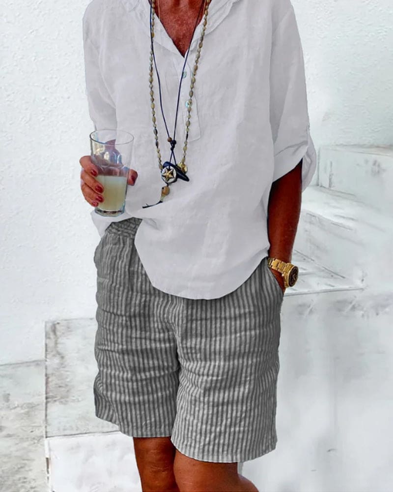 Élise – Gestreifte Shorts
