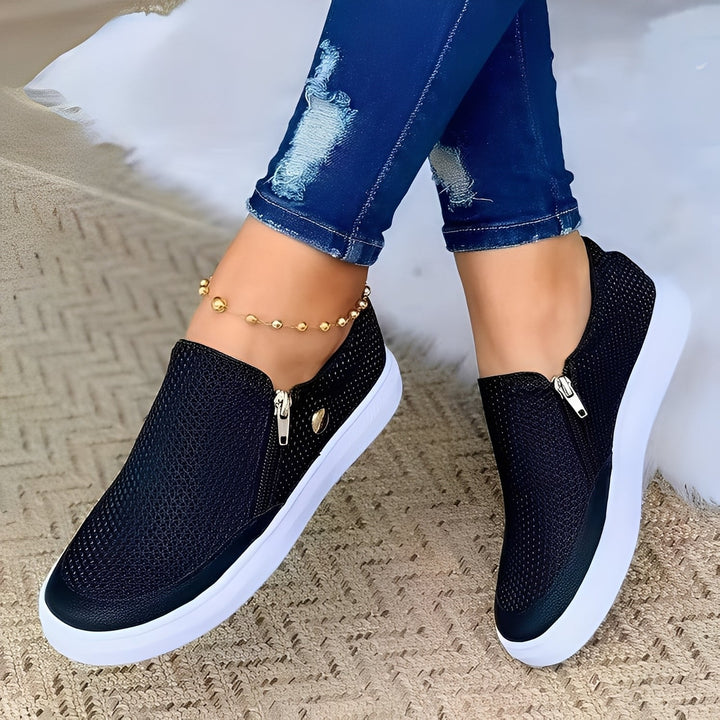 Aimee - Schicke Damenschuhe mit Zipper