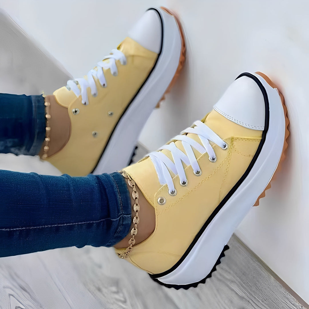 Mellony - Bequeme Damenschuhe mit dicker Sohle