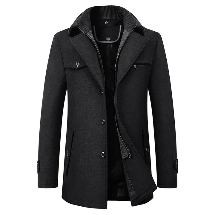 Kellan - Eleganter Herrenmantel aus Wolle für den Winter