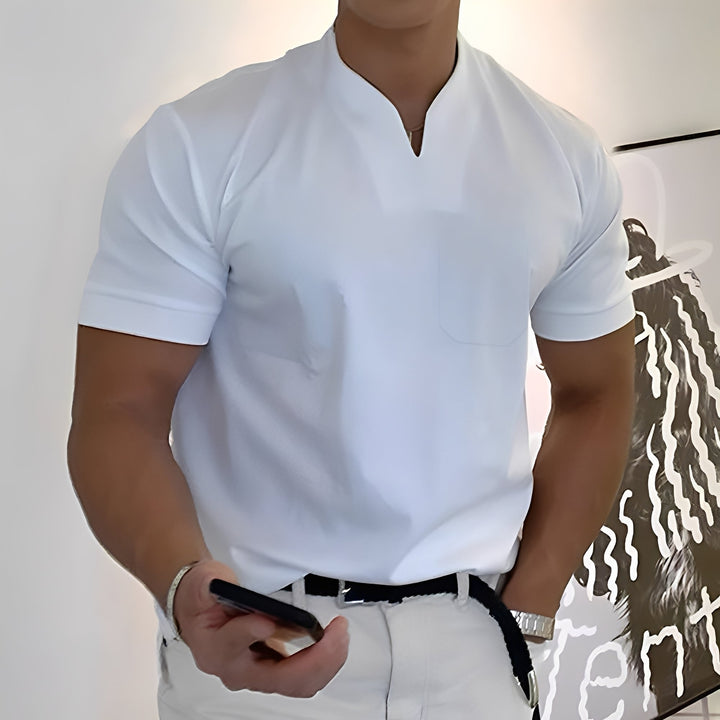 Dylan - Eng anliegendes, kurzärmeliges Herren-Businesshemd