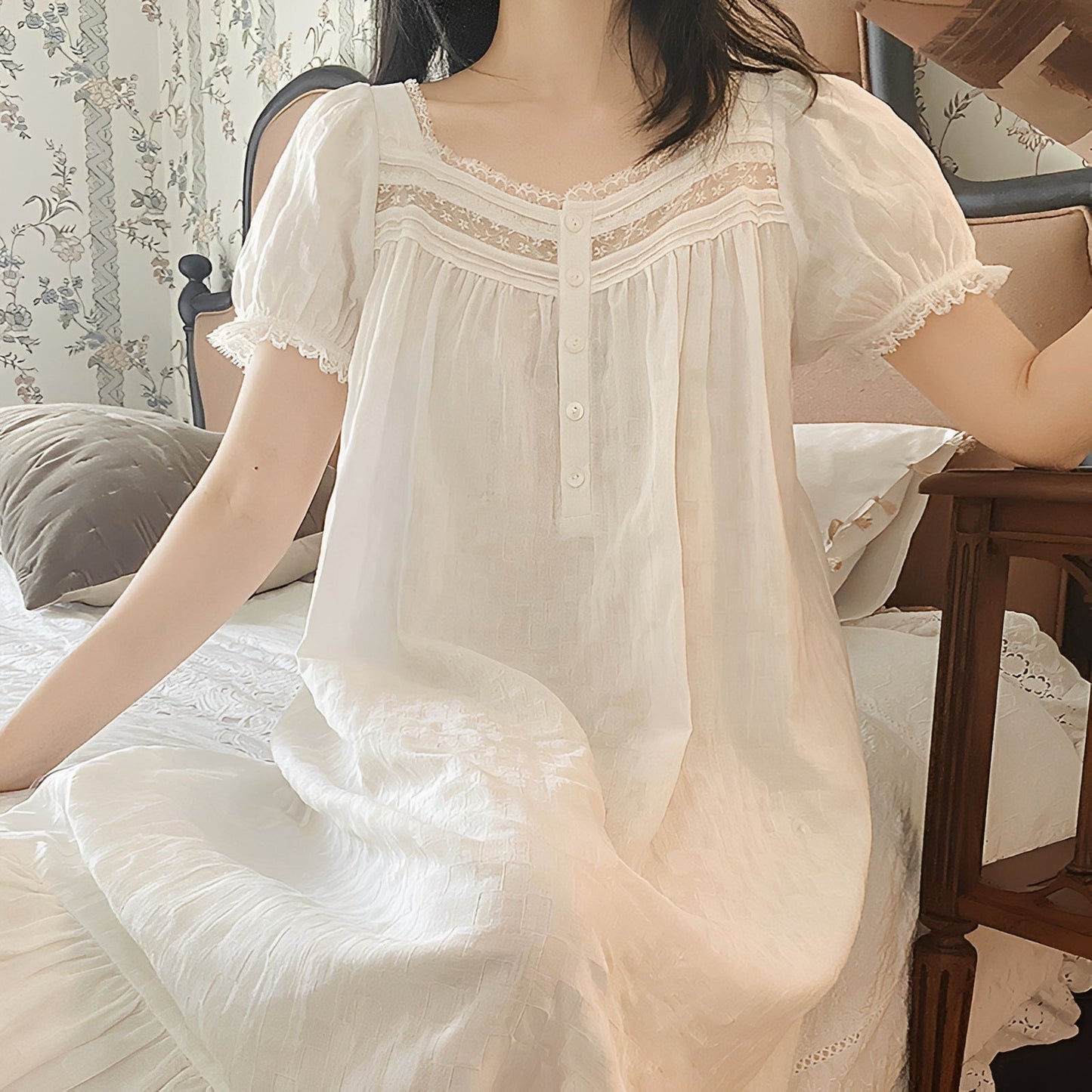 Rhonda - Komfortables, kurzärmeliges, leichtes Damenkleid