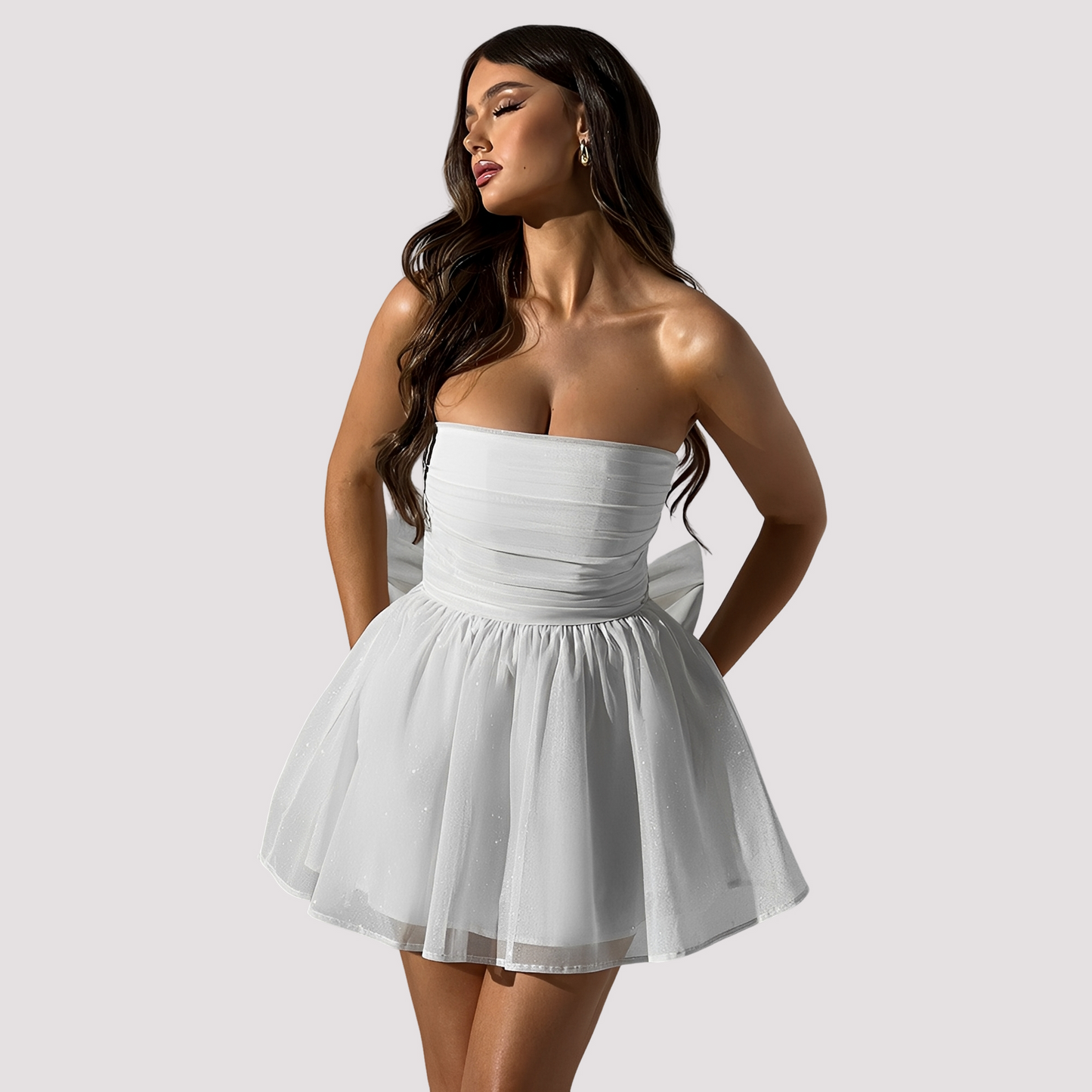 Patricia - Stilvolles, glitzerndes Etuikleid für Damen