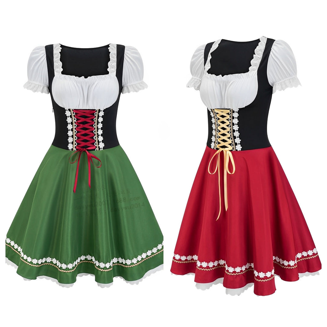 Sharyn - Bequemes Dirndlkleid für Frauen zum Oktoberfest