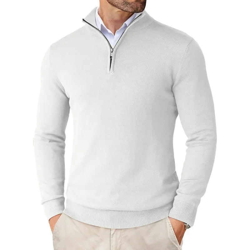 Bowen - Moderner Männerpullover mit Zipper