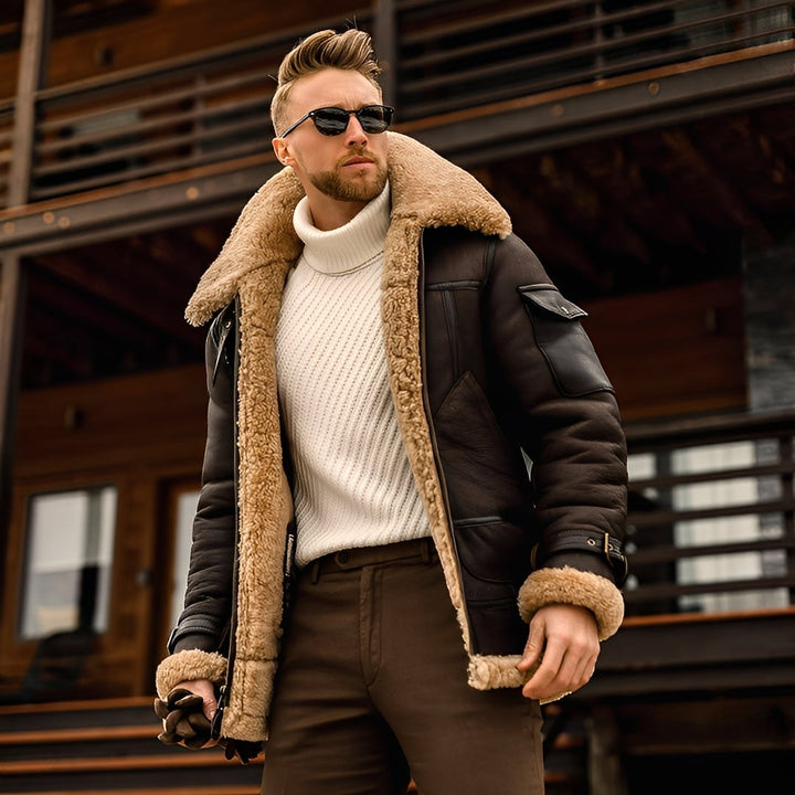 Jarod - Modische Winterjacke mit Fleece für Herren