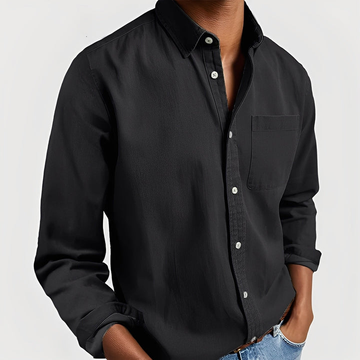 Tanner - Herren-Freizeitshirt mit Tasche