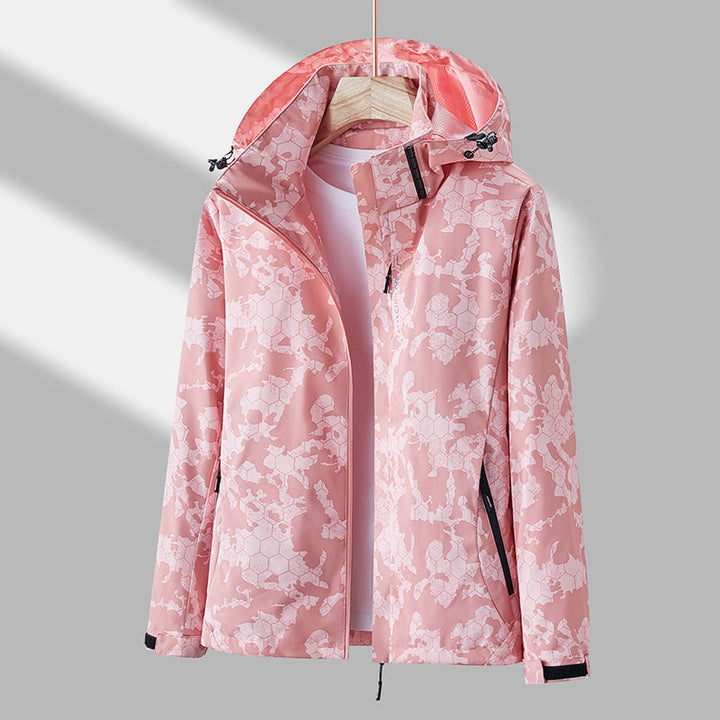 Palmer - Unisex Windjacke mit Kapuze und Muster