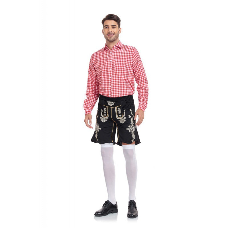 Jaxson - Traditionelles kariertes Oktoberfestshirt für Herren