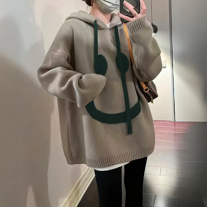 Lächeln – Warmer und weicher Hoodie
