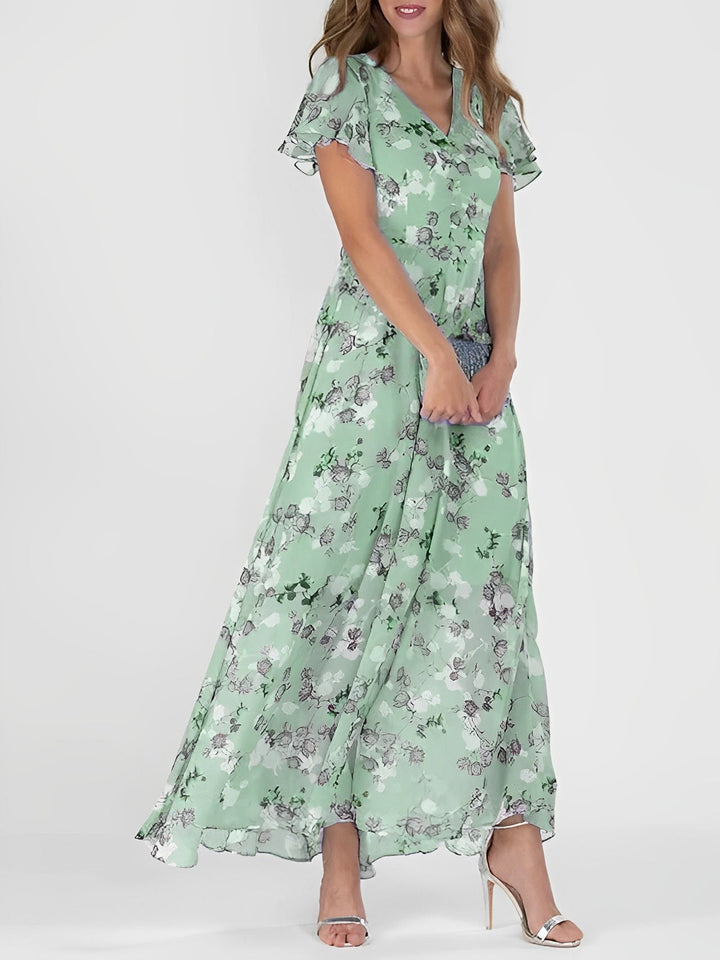 Giselle - Schickes Midikleid mit Blumenmuster für Damen