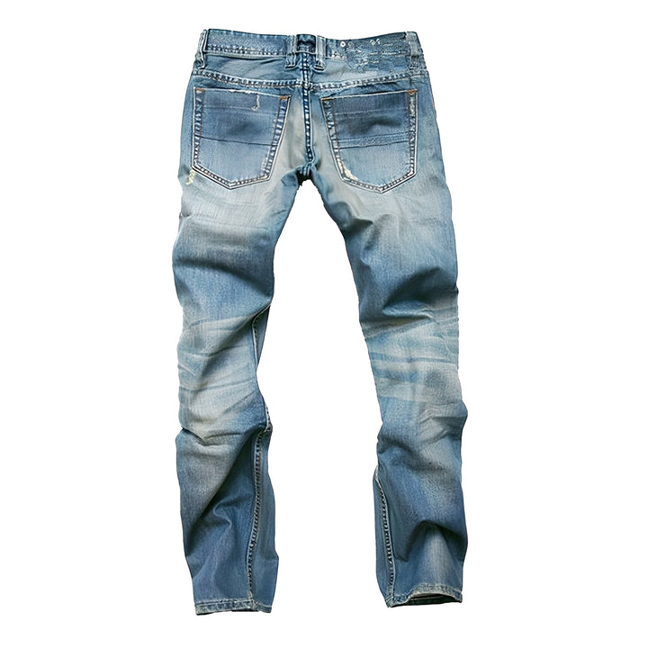 Kaleb - Klassische Jeans mit Löchern für Männer