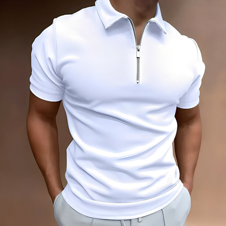 Hubert - Elegantes Polohemd mit Reißverschluss für Herren