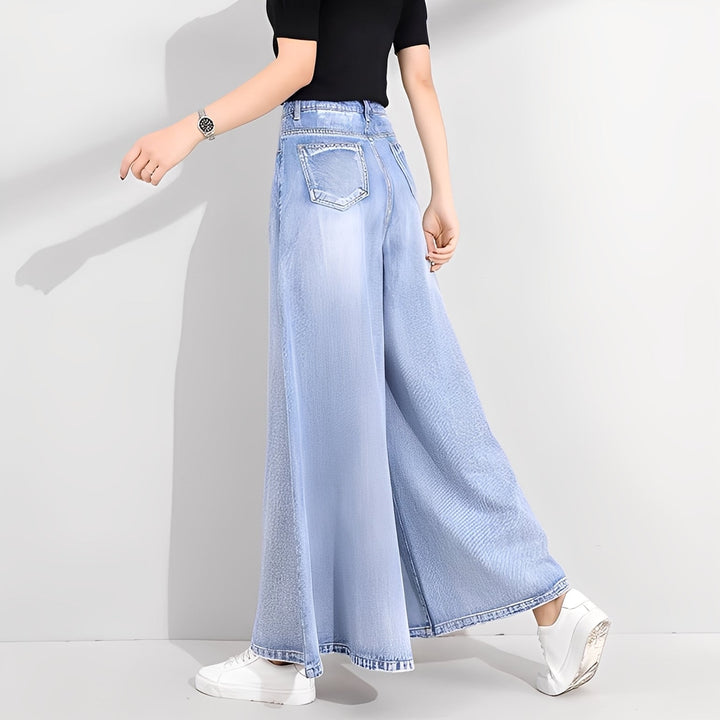 Jasmine - Trendige Damen-Jeans mit weitem Bein