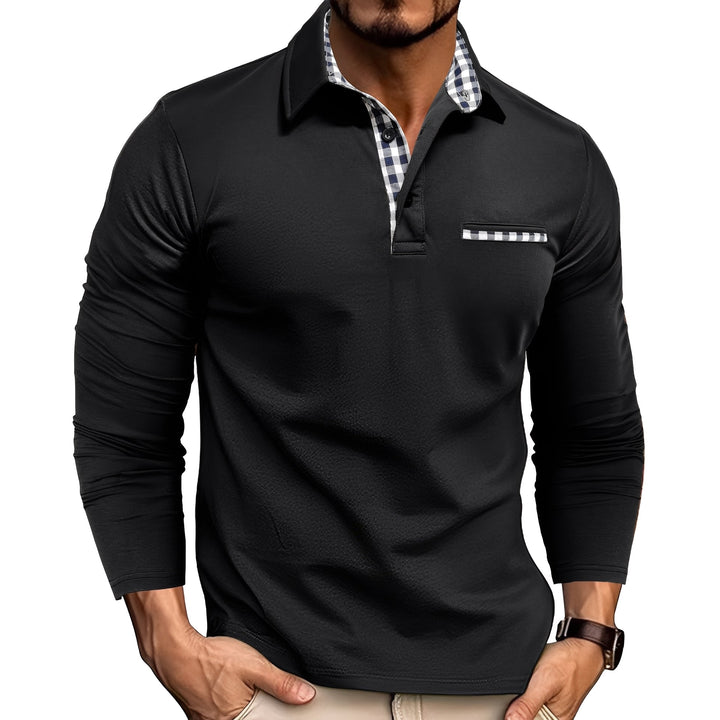 Rupert - Lässig Langarm-Poloshirt für Herren